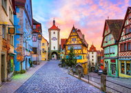 ENJOY Puzzle Old Town Rothenburg, Germany 1000 pieces - Jigsaw Puzzle