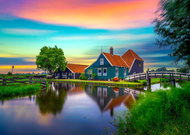ENJOY Puzzle Farmhouse in the Netherlands 1000 pieces - Jigsaw Puzzle