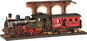 3D Puzzle ROBOTIME Rolife 3D wooden puzzle Steam locomotive 405 pieces - 3D puzzle