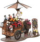 3D Puzzle ROBOTIME Rolife DIY 3D Wooden Puzzle Flower Cart 187 pieces - 3D puzzle