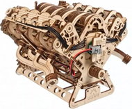 UGEARS 3D puzzle Engine V8, 776 pieces - 3D Puzzle