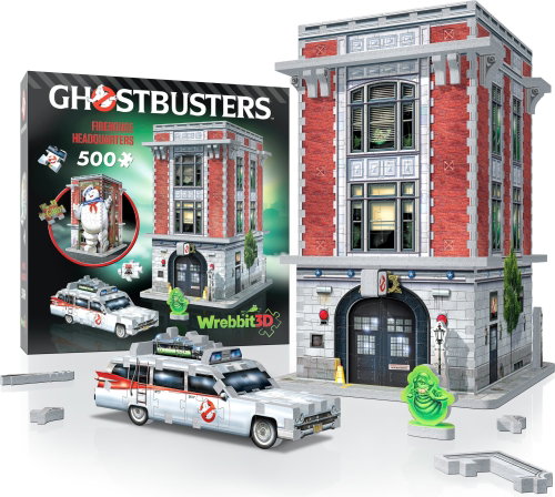 WREBBIT 3D puzzle Ghostbusters: the Ghostbusters Firehouse 500 pieces - 3D Puzzle - Main image
