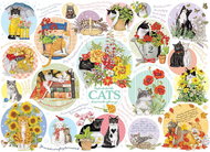 COBBLE HILL Cat Thoughts Puzzle 1000 pieces - Jigsaw Puzzle