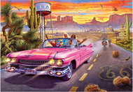 ANATOLIAN Puzzle Route 66, 500 pieces - Jigsaw Puzzle