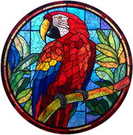 Coolkousky Puzzle 27 cm, in box, 15 × 15 × 4,6 cm, Parrot - Wooden Puzzle