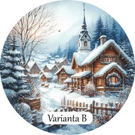 Coolkousky Christmas puzzle Church in winter - Wooden Puzzle