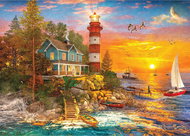 GIBSONS Island Lighthouse Puzzle 500 pieces - Jigsaw Puzzle