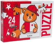 Sk Slavia Praha Slavia teddy bear - Jigsaw Puzzle