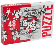 Sk Slavia Praha Erb Slavia x Pasta Oner - Jigsaw Puzzle
