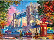 GIBSONS Puzzle Sky over Tower Bridge 1000 pieces - Jigsaw Puzzle
