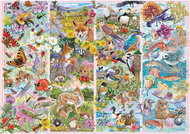 GIBSONS Puzzle Curious Creatures 500 pieces - Jigsaw Puzzle