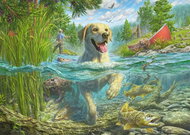 Schmidt Labrador on fish 1000 pieces - Jigsaw Puzzle