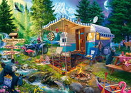 Schmidt With caravan in the mountains 1000 pieces - Jigsaw Puzzle