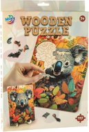 Moxy Koala 117 dílků se stojánkem - Wooden Puzzle