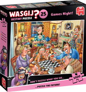 JUMBO WASGIJ Destiny 25: Game Night 1000 pieces - Jigsaw Puzzle