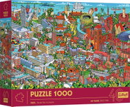 TREFL Puzzle Premium Plus Share the Moments: Tri-City 1000 pieces - Jigsaw Puzzle