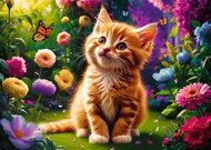 TREFL Puzzle Charming kitten 500 pieces - Jigsaw Puzzle