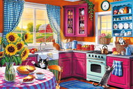 TREFL Puzzle EasyPiece: Morning in the kitchen 300 pieces - Jigsaw Puzzle
