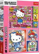 TREFL Puzzle Hello Kitty and friends 2 × 200 pieces - Jigsaw Puzzle