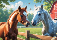 TREFL Puzzle Horses in the clearing 200 pieces - Jigsaw Puzzle