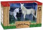 Rappa Set of 2 White Horses with Corral - Figures