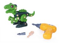 Rappa Dinosaur Screwdriver Tyrannosaurus with Battery-operated Screwdriver - Figure and Accessory Set