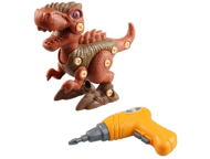 Rappa Dinosaur Friction Velociraptor - Battery-operated with Screwdriver - Figure and Accessory Set