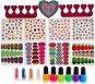 Teddies Coloured Nails - Nail Set 600 pcs - Beauty Set