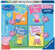 Ravensburger puzzle 069606 Moje prvé puzzle Prasiatko Peppa 2/3/4/5 dielikov - Puzzle