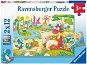 Ravensburger puzzle 052462 Moji dinosaurí priatelia 2× 12 dielikov - Puzzle