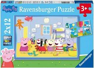 Ravensburger puzzle 055746 Prasiatko Peppa: Peppino dobrodružstvo 2× 12 dielikov - Puzzle