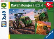 Ravensburger Puzzle 051731 John Deere: Hochsaison 3x49 Teile - Puzzle