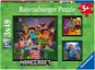 Ravensburger puzzle 056217 Minecraft Biomes 3x49 dílků  - Puzzle