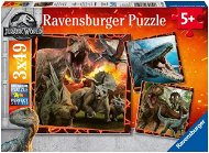 Ravensburger puzzle 080540 Jurský svet: Padlé kráľovstvo 3× 49 dielikov - Puzzle