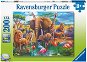 Ravensburger puzzle 132928 Zvieratá u napájadla 200 dielikov - Puzzle