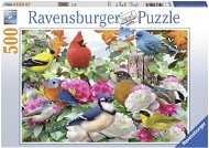 Ravensburger puzzle 142231 Vtáci v záhrade 500 dielikov - Puzzle