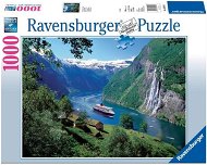 Puzzle Ravensburger puzzle 158041 Nórsky fjord 1000 dielikov - Puzzle