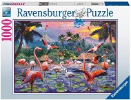 Jigsaw Ravensburger Puzzle 170821 Pink Flamingos 1000 pieces - Puzzle