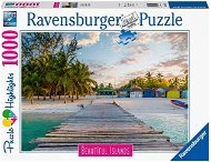Ravensburger puzzle 169122 Nádherné ostrovy: Maledivy 1000 dielikov - Puzzle