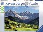 Puzzle Ravensburger puzzle 162697 Výhľad na Dolomity 1500 dielikov - Puzzle