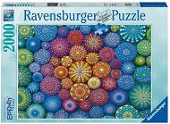 Puzzle Ravensburger Puzzle 171347 Szivárványos mandalák 2000 db - Puzzle