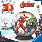 Ravensburger 3D Puzzle 114962 Puzzle-Ball Marvel: Avengers 72 pieces - 3D Puzzle
