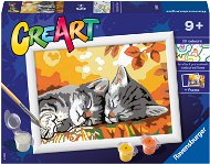 Ravensburger Kreatívne a výtvarné hračky 201907 CreArt Jesenné mačiatka - Maľovanie podľa čísel