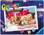 Ravensburger Kreatívne a výtvarné hračky 201945 CreArt Dve maznavé mačiatka - Maľovanie podľa čísel