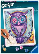 Ravensburger Creative and Art Toys 202003 CreArt Sleeping Owl - Painting by Numbers