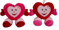 Heart in Shoes 20x25cm - 2 Shades - Soft Toy