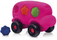 Rubbabu Bus with Shapes - Pink - Toy Car