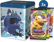 Pokémon TCG: Kék – Fémdoboz vízi Pokémonok motívumával - Kártyajáték
