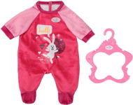 Toy Doll Dress BABY born Pink Velvet Onesie, 43cm - Oblečení pro panenky