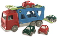 Androni Recycling Car Transporter with 4 Cars - 49cm - Toy Car Set